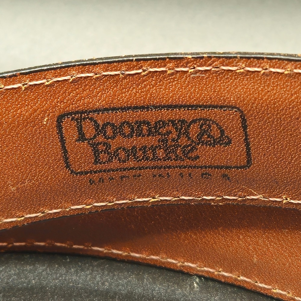 Vintage Dooney & Bourke Leather Belt Size 34 Model 10502 - Picture 3 of 5